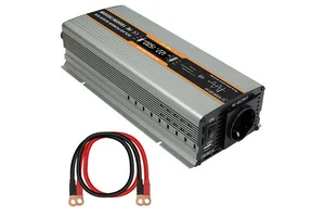 Inverter 12V 24V to 230V Pure Sine Wave Off Grid Inverter 1500W 50HZ 60HZ Voltage Converter Solar Inverter Outdoor Power Bank
