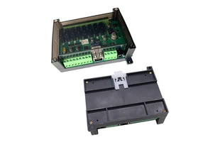 Free Software 8 Digit Input 16 Relay Output 12V DIN Rail RS485 Ethernet Modbus RTU TCP IO Acquisition Module Industrial Control