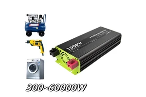 12v 24v 110v 220v UPS 1000 Watt Pure Sine Wave Power Inverter With Battery Charger Inverters & Converters