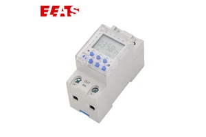 ELEATS Digital Weekly Programmable Automatic Timing Light Switch Din Rail 220v Ac AUTO 24-hour 7-Day 40A Timer Switch for House