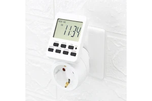 Hour Mechanical Timer Plug Socket Hot-sale Electric Power Supply 24 PC Mini Digital Energy Saving Timer Switch 24h 230v-50hz MQL