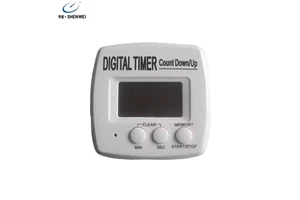 Mini Cute Digital Countdown Timer LCD Screen Kitchen Timer Battery Operated with Alarm Feature Magnetic Electronic Timer Cooking