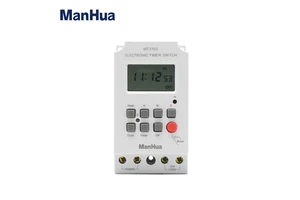 Manhua MT316S-G Electric Programmable Digital Shower Timer Switch 12 Volt DC