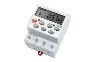 Mini Daily Weekly 7 Days Programmable Digital Time Switch 220V/230V Lighting Timer 16-30A Rated Current 10,000 Cycles Mechanical