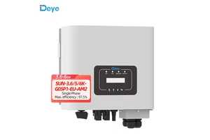 New Stock Deye on Grid Inverter 3.6kw 5kw 6kw Single Phase 230v 3600w 5000w 6000w Solar Inverter for Home Use