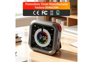 Custom logo Digital Visual Kitchen Countdown Pomodoro Cube Minutes Hour Timer Tomato Kids Focus Study Timer Rechargeable