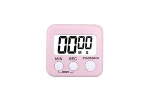 Plastic Kitchen Timer for Home Soup & Baking Electronic Programming Timing Self-discipline Learning Management for Children