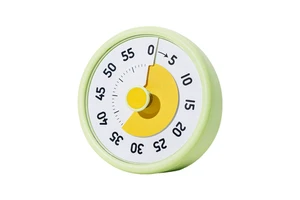 Quiet Operation 60 Minute Visual Timer Countdown Home School Supplies Learning Tools Kids Desk Meeting Timer Made of Plastic