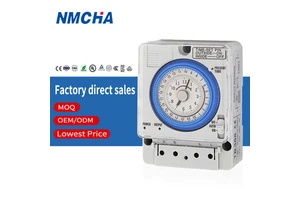 24 Hours Electronic Timer Switch Battery Powered SUL181H 110-230VAC 50/60Hz Daily Program CE Certified 16A Industrial Use PVC