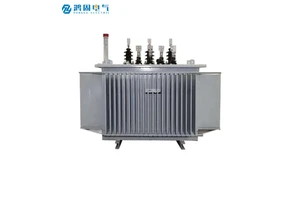 Hong Gu High Quality Single/Three Oil Immersed Transformer 30-2500KVA Amorphous Alloy Core S11 Model 50/60Hz Power Transformer