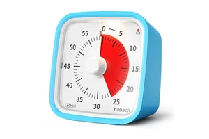 Yunbaoit Custom Kitchen Disk 60 Minute Google Timer Clock Silent Pomodoro Kitchen Cooking Timer Countdown Visual Time Timer