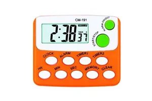 Bench/Desktop Type Timer with LCD 44x23mm and LR44 Battery-Essential Lab Supply