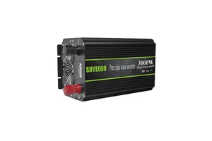 SUYEEGO New Model Inversor DC 12V 24V to AC 110V 220V 230V 240V 3KW 3000W Off Grid Pure Sine Wave Power Inverters