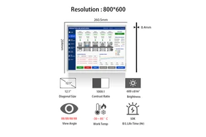 Innolux 12.1'' 800x600 LCD Display G121ACE-LH2 PLC Programming Control Panel 12.1 Inch LCD Modules