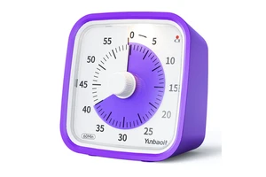 Custom Yunbaoit Child Time Management Tool Visual Timer Clock Pomodoro Kitchen Timer Countdown Google Study Visual Timer
