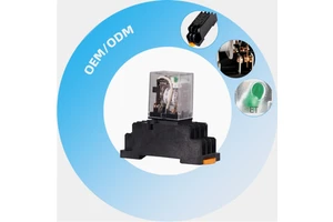 RoHS & CE Certified High Power DPDT Relay 10A 8-pin Sealed AC/DC Wide Design LED Robust Industrial Automation Elevator Control