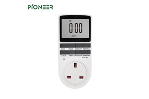 Direct Factory 24-Hour Electronic Digital Kitchen Timer with Cyclic Feature Waterproof UK Plug Timing Socket