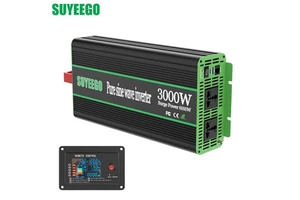 SUYEEGO 500w 1kw 2kw 3kw 5kw 6kw Inversor Power Inverter 24v 110v 12v to 220v Inventors off Grid Solar Pure Sine Wave Inverter