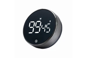 R2509-711 Self-Disciplined Rotating LED Timer Original Factory Magnetic Silent Timer for Kitchen Tire Timer