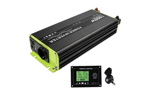 1000W Inverter 12V 24V 110V 220V DC AC Converter Pure Sine Wave Power Inverter With Battery Charger for Camping