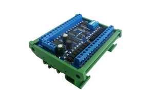 DC 12V 24V 16-in 16-out RS485 Remote Control Switch PLC IO Expansion Board Modbus RTU Module Smart Home IoT Surface Mount Model