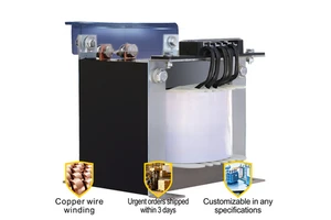 2kVA Single Phase Control Transformer 220/230/240V to 12/24/110/220V Single Coil Copper Winding CE ISO