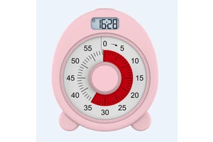 T30 Multi Function Plastic Digital Visual Timer with Alarm Clock Countdown Count up and Clock