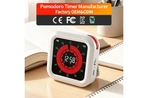 Rechargeable Digital Visual Kitchen Countdown Pomodoro Classroom Cube Desk Minutes Timer Tomato Kids Focus Study Timer