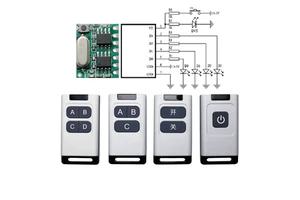 Remote Control Transmitter And Receiver 433 Mhz Rf Transmitter And Receiver Module Remote Io Module Wireless Rf Modules