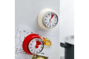 SHIMOYAMA Practical Kitchen Magnetic Timers Mechanical Cooking Alarm Clock for Efficient Cooking