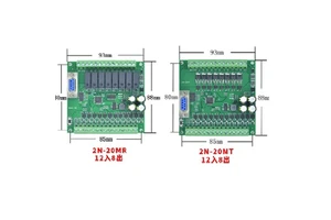 FX2N-20MR FX2N-20MT Programmable Logic SEEKU PLC Industrial Control Board 12 in 8 Out 6 in 4 Out Relay Output 24V 5A