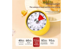 60 Minutes Household Mechanical Timers Countdown Timer Clock Kitchen Accessory Kitchen Timers