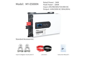 Hot Selling 12KW 10KW 8KW 6KW 5KW 4KW 3KW 2KW 1KW Pure Sine Wave Power Inverter Car Inverter 12V 24V 48V DC to AC 110V 220V