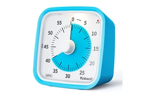 Yunbaoit OEM Dial Timer Child Silent Time Management Tool 60Min Kitchen Timer Countdown Kid Visual Timer Clock School Classroom