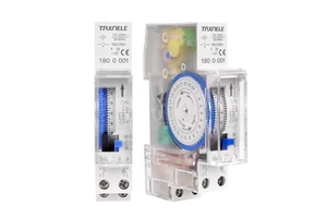 Mechanical 15 Minutes 24h Timer Digital Time Switch Relay SUL180a 16A 24 Hours Program Timer Analogue DIN Rail