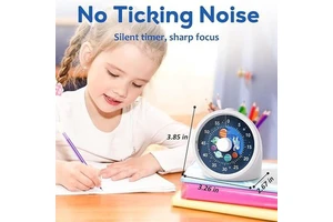 OEM Wholesale Stationery Study Timer Kids 60 Minute Visual Manual Cooking Timers Kitchen Countdown Timer Clock ABS Plastic