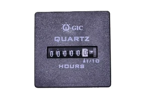 Portable Eco-Friendly PVC Material 15A Rated Current 50/60Hz Hour Meter LA25F1 GIC Flush Mounting Industrial Use Automatic Timer