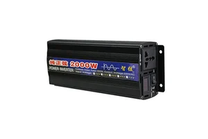 High Capacity 2000W Solar Power Inverter Home Use 12V 24V 110V 220V DC AC 48V Input 100A 50A Current 50/60Hz Output Frequency