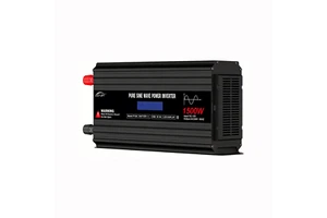 1500W Pure Sine Wave Hybrid Inverter 12V to 110V 220V Dual Voltage with MPPT CE Certified for Home Solar