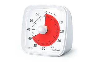 60-Minute Night Light Visual Timer Yunbaoit OEM Silent Time Management Timer Kitchen Countdown Clock for Kids Adults School Work