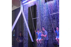2026 Style Luxury Modern Design Digital Water Transformation Curtain Water Feature Outdoor Commercial Fountain