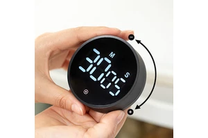 SHIMOYAMA NEW Classic Black Magnetic Digital Electronic Kitchen Cooking Timer for Home