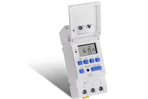 TM615-2 Programmable Multi-function Timer Time Switch Energy Saving Timing Control Rail Mount Timer 220V