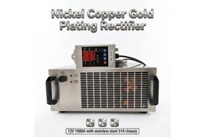 Nickel Copper Gold Plating Rectifier 12V 1000A, Multi-Purpose Electroplating Machine