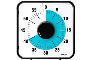 Visual Timer Plastic Magnetic Countdown Pomodoro Time Manager for Kitchen Classroom Children