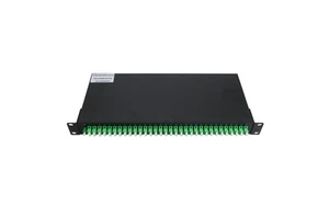 New Arrival 64 Ports Rack Mount Type LC APC Low Insertion Loss Fiber Patch Panel Terminal Box Rack Mount PLC Splitter