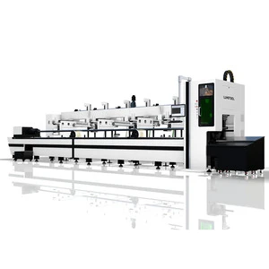 LumiTool CNC Fiber Tube Laser Cutter 3000W 4000W for Pipes, Profiles, and Sheet Metal Fabrication