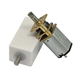 N20 Mini 150rpm DC Motor with 5W Power 840g.cm Torque & 12mm Output Micro Small Gear Reduction Permanent Magnet Brush