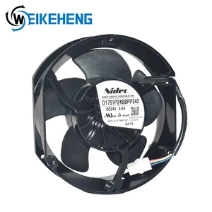 Original for D1751P24B8PP340 24V 3000RPM Plastic Blade Ball Bearing Axial Flow Cooling Fan Motor Electric Power Source