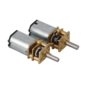N20 12mm Micro DC Reduction Geared Motor 3V 6V 12V 1:1000K High Torque Threaded Shaft Motor